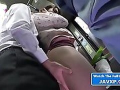 Asian teen and horny as fuck With beautiful girl sucking in public